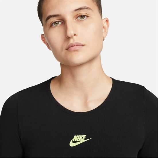 Nike Nsw Ls Crop Top Dnc Black Дамско облекло плюс размер