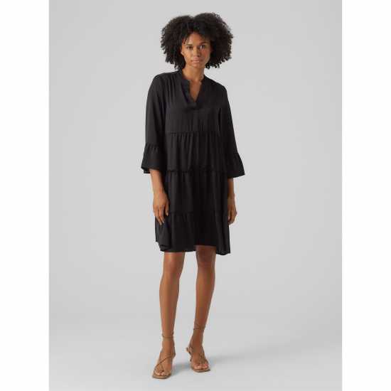 Vero Moda Katrine Long Sleeve Short Dress  Дамски поли и рокли