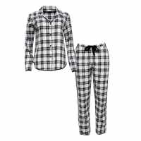 Cyberjammies Beth Heart Dobby Pyjama Set Dobby Check Дамски пижами