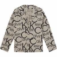 Calvin Klein L/s V-Neck (Button Down)  Дамски пижами