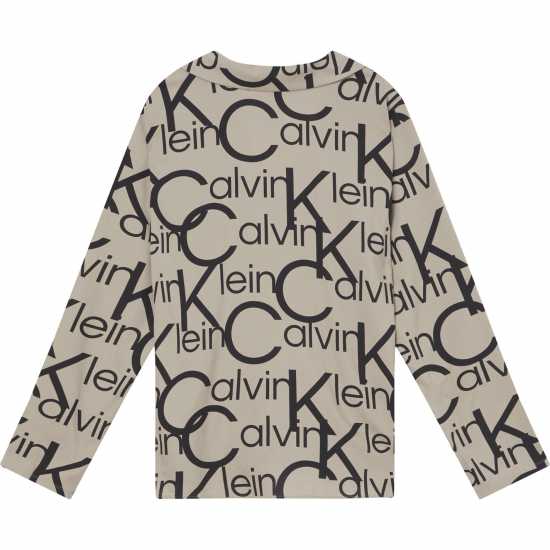 Calvin Klein L/s V-Neck (Button Down)  Дамски пижами