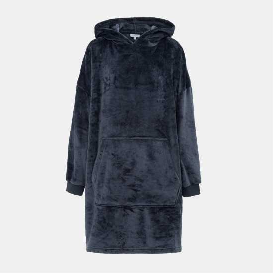 Linea Snuggle Hoodie Ladies Navy Дамски пижами