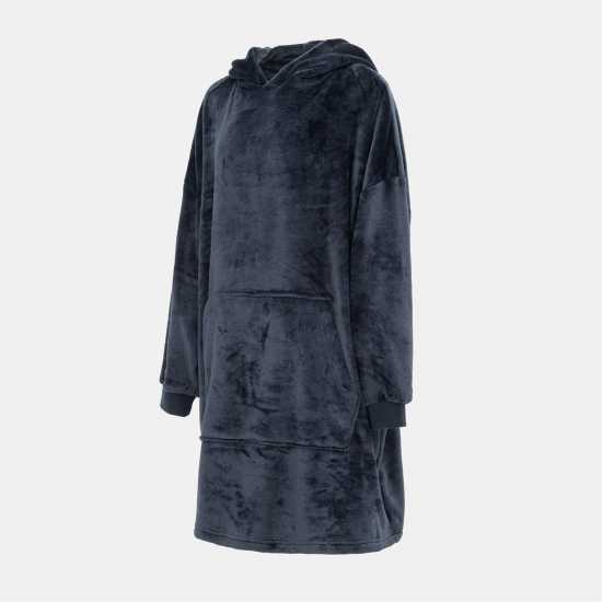 Linea Snuggle Hoodie Ladies Navy Дамски пижами
