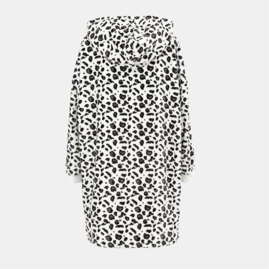 Дамски пижами Snuggle Hoodie Ladies Leopard Pattern Snuggle Hoodie Ladies Leopard Pattern Дамски пижами
