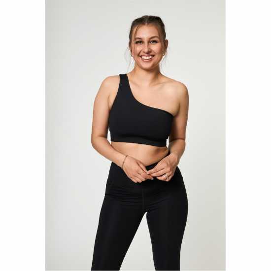 Women's One Shoulder Non Wired Low Impact Sports Bra  