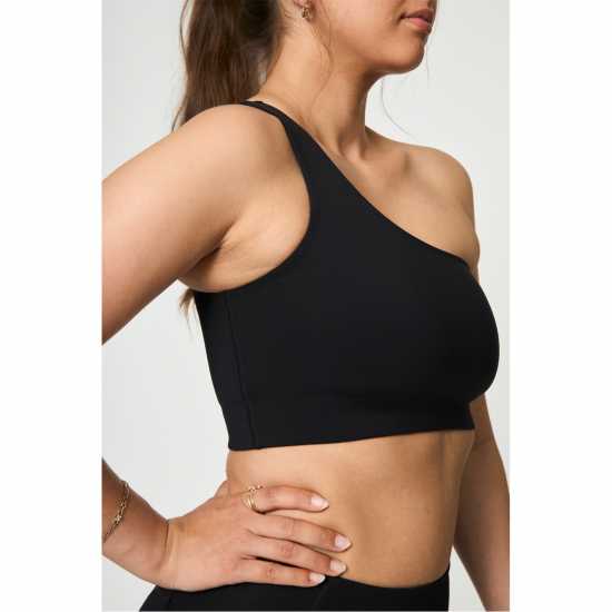 Women's One Shoulder Non Wired Low Impact Sports Bra  