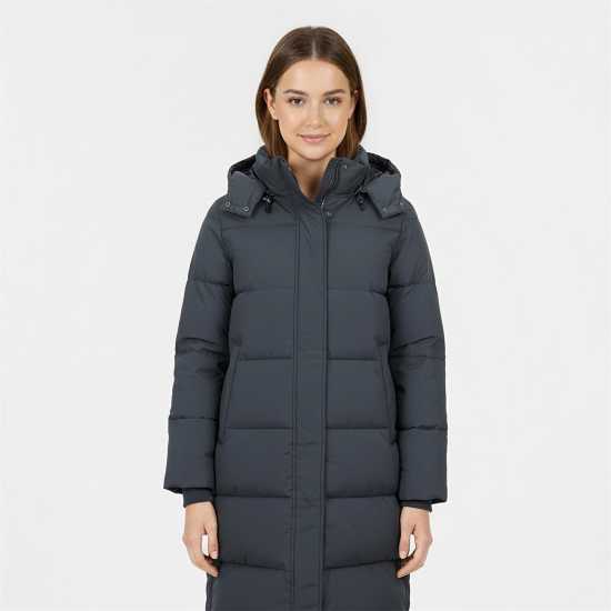 Jack Wills Women's Water Resistant Wind Resistant Detachable Hood Short Puffer Jacket Черно Jack Wills Women's Water Resistant Wind Resistant Detachable Hood Short Puffer Jacket Черно