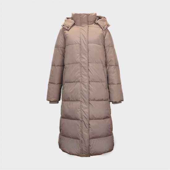 Jack Wills Women's Water Resistant Wind Resistant Detachable Hood Short Puffer Jacket Моха Jack Wills Women's Water Resistant Wind Resistant Detachable Hood Short Puffer Jacket Моха