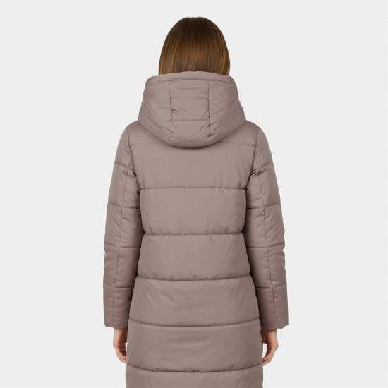 Jack Wills Women's Water Resistant Wind Resistant Detachable Hood Short Puffer Jacket Моха Jack Wills Women's Water Resistant Wind Resistant Detachable Hood Short Puffer Jacket Моха