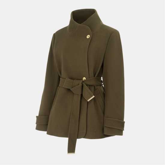 Biba Women's Bobby Belted Long Sleeve Hip Length Pea Coat Biba Women's Bobby Belted Long Sleeve Hip Length Pea Coat