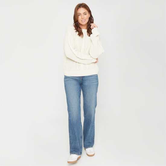 Дамски пуловери и жилетки Be You You Cable Jmper Ld51 Крем Be You You Cable Jmper Ld51 Крем Дамски пуловери и жилетки