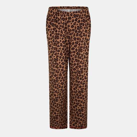 Urban Threads Women's Long-Sleeve Pyjama Set Леопард 