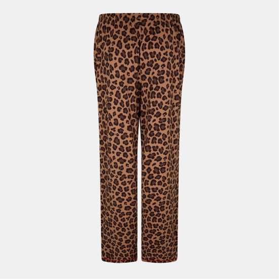 Urban Threads Women's Long-Sleeve Pyjama Set Леопард 