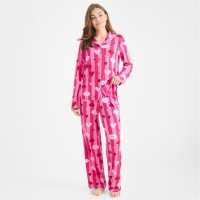 Urban Threads Urban T Ls Pj Set Ld61  Дамски пижами