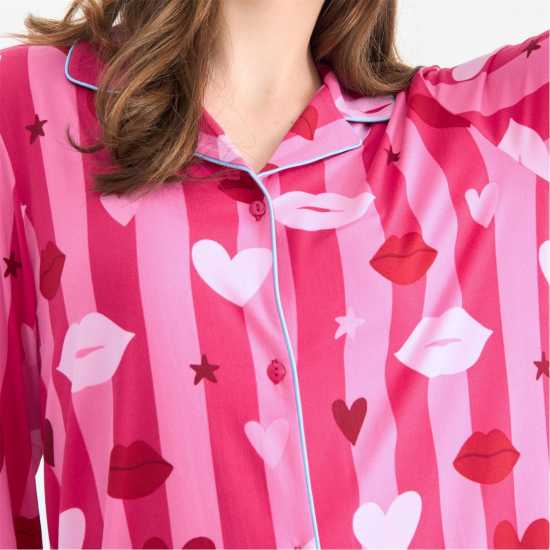 Дамски пижами Urban Threads Urban T Ls Pj Set Ld61 Urban Threads Urban T Ls Pj Set Ld61 Дамски пижами