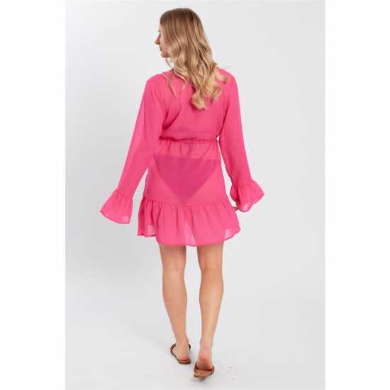 Дамски пижами Influence Short Flrd Slv Ld99 Influence Short Flrd Slv Ld99 Дамски пижами