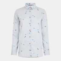 Musto Long-Sleeve Dress Shirt Бяло 