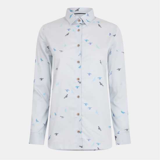 Musto Long-Sleeve Dress Shirt Бяло 