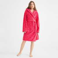 Urban T Fleece Robe Ld61  