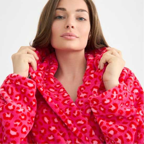 Urban T Fleece Robe Ld61 Urban T Fleece Robe Ld61