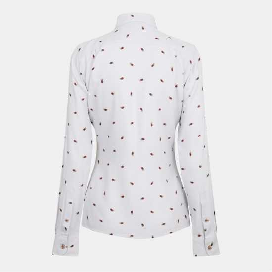 Musto Long-Sleeve Dress Shirt Бяло 