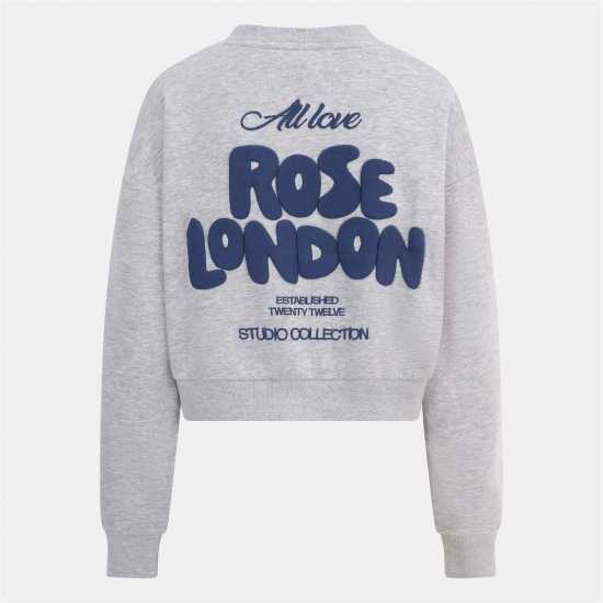 London All Love Crop Sweatshirt  