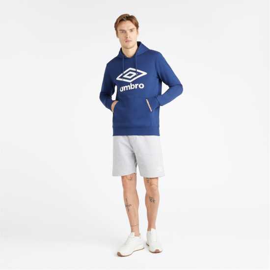 Umbro Team Knitted Hoodie Морско синьо / Бяло Umbro Team Knitted Hoodie Морско синьо / Бяло