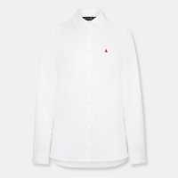 Musto Effortless Long-Sleeve Dress Shirt Бяло 