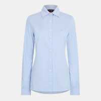 Musto Effortless Long-Sleeve Dress Shirt Синьо 