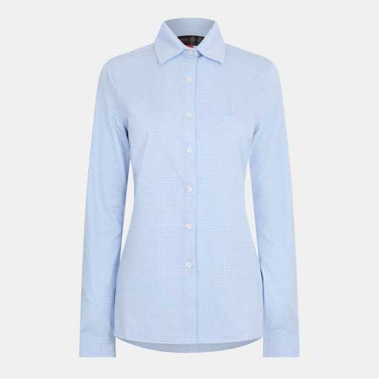 Musto Effortless Long-Sleeve Dress Shirt Синьо 