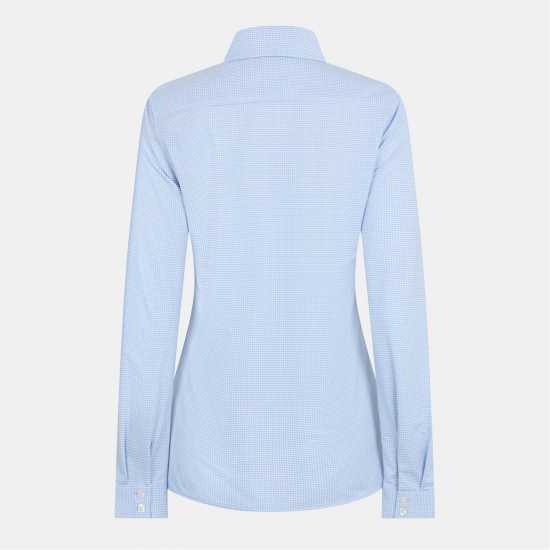 Musto Effortless Long-Sleeve Dress Shirt Синьо 
