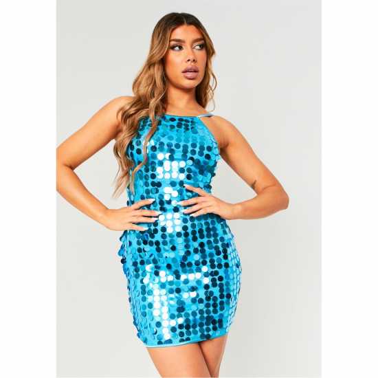 Дамски поли и рокли Missy Empire Sequin Mini Dress Missy Empire Sequin Mini Dress Дамски поли и рокли