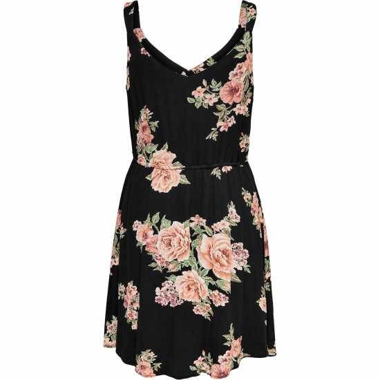 Only Karmen Print Mini Dress Womens Черно Дамски поли и рокли