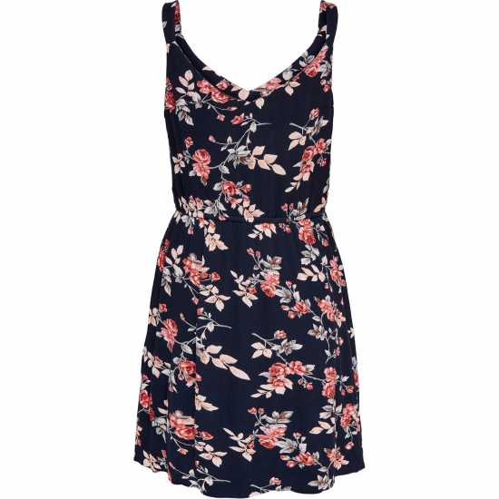 Only Karmen Print Mini Dress Womens Нощно небе Дамски поли и рокли
