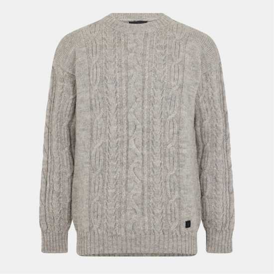 Lyle And Scott Блуза С Обло Деколте Men's Cable Knit Crew Neck Jumper Lyle And Scott Блуза С Обло Деколте Men's Cable Knit Crew Neck Jumper