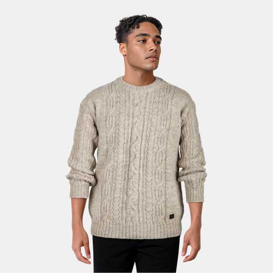 Lyle And Scott Блуза С Обло Деколте Men's Cable Knit Crew Neck Jumper Lyle And Scott Блуза С Обло Деколте Men's Cable Knit Crew Neck Jumper