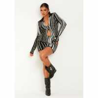 Missy Empire Knit Split Hem Shirt  Дамски ризи и тениски