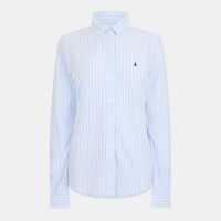 Musto Quy Pique Long-Sleeve Dress Shirt Бяло 
