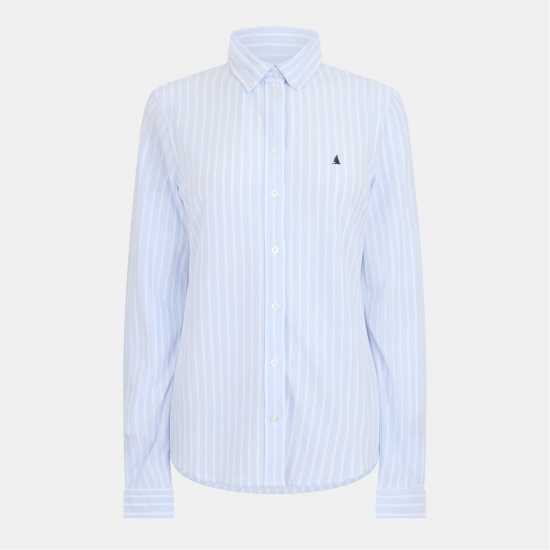 Musto Quy Pique Long-Sleeve Dress Shirt Бяло 