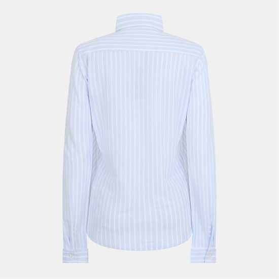 Musto Quy Pique Long-Sleeve Dress Shirt Бяло 