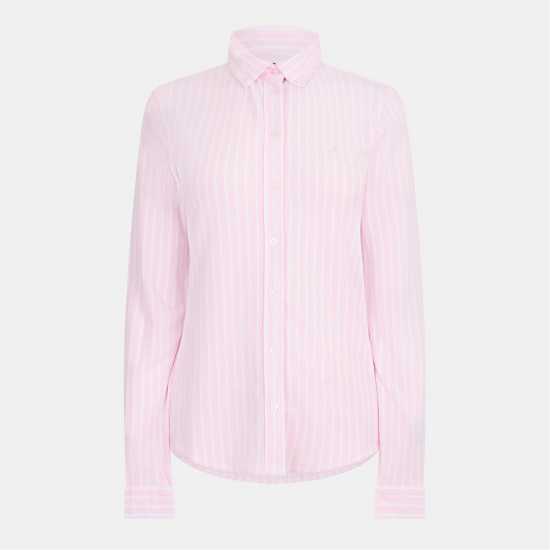 Musto Quy Pique Long-Sleeve Dress Shirt Розово 