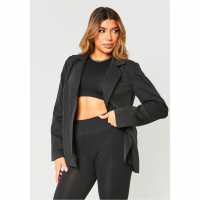 Дамски поли и рокли Missy Empire Oversized Blazer Черно Missy Empire Oversized Blazer Черно Дамски поли и рокли