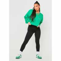 Missy Empire Sport Oversized Cropped Sweatshirt  Дамски пуловери