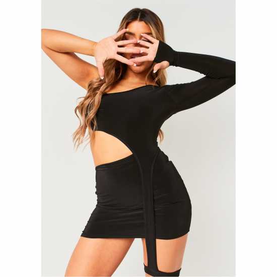 Дамски поли и рокли Missy Empire Layer Slinky Suspender Mini Dress Missy Empire Layer Slinky Suspender Mini Dress Дамски поли и рокли