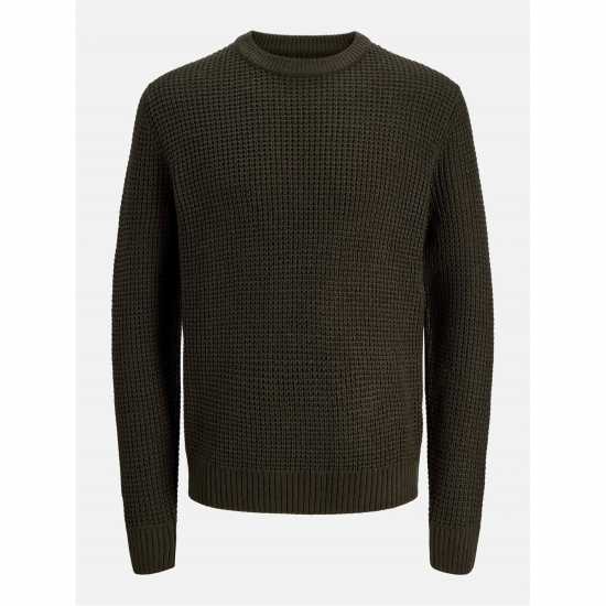 Блуза С Обло Деколте Jack And Jones Men's Knitted Crew Neck Jumper Розин Блуза С Обло Деколте Jack And Jones Men's Knitted Crew Neck Jumper Розин