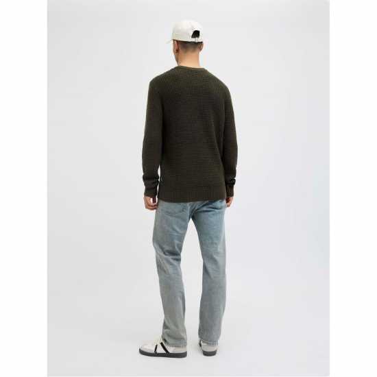 Блуза С Обло Деколте Jack And Jones Men's Knitted Crew Neck Jumper Розин Блуза С Обло Деколте Jack And Jones Men's Knitted Crew Neck Jumper Розин