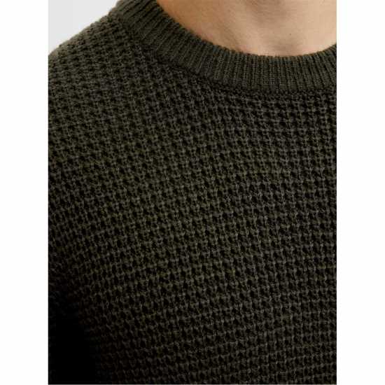 Блуза С Обло Деколте Jack And Jones Men's Knitted Crew Neck Jumper Розин Блуза С Обло Деколте Jack And Jones Men's Knitted Crew Neck Jumper Розин