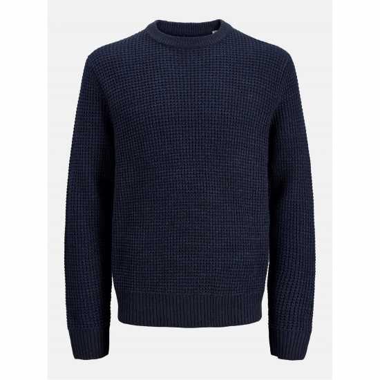 Блуза С Обло Деколте Jack And Jones Men's Knitted Crew Neck Jumper Небесен капитан Блуза С Обло Деколте Jack And Jones Men's Knitted Crew Neck Jumper Небесен капитан