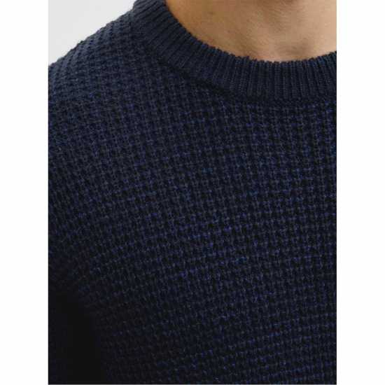 Блуза С Обло Деколте Jack And Jones Men's Knitted Crew Neck Jumper Небесен капитан Блуза С Обло Деколте Jack And Jones Men's Knitted Crew Neck Jumper Небесен капитан