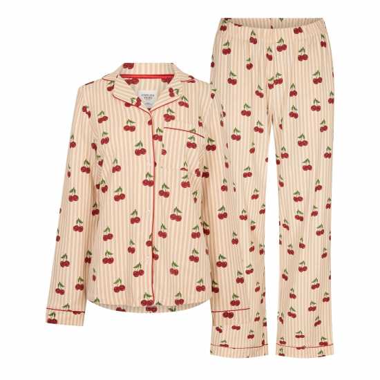 Women's Cotton Long Sleeve Pyjama Set  